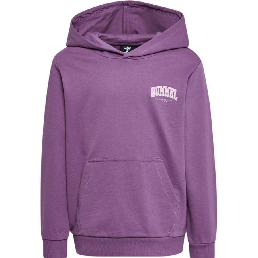 Barneklaer Hummel | Hummel Fast Hettegenser Til Barn, Argyle Purple