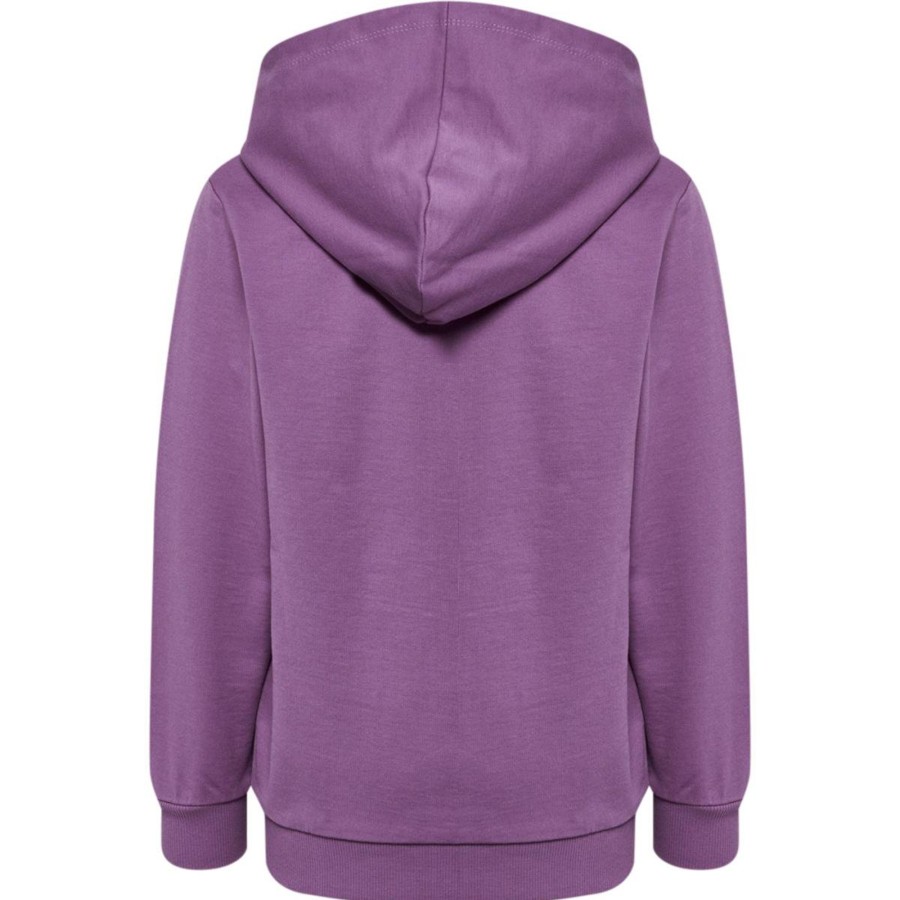 Barneklaer Hummel | Hummel Fast Hettegenser Til Barn, Argyle Purple