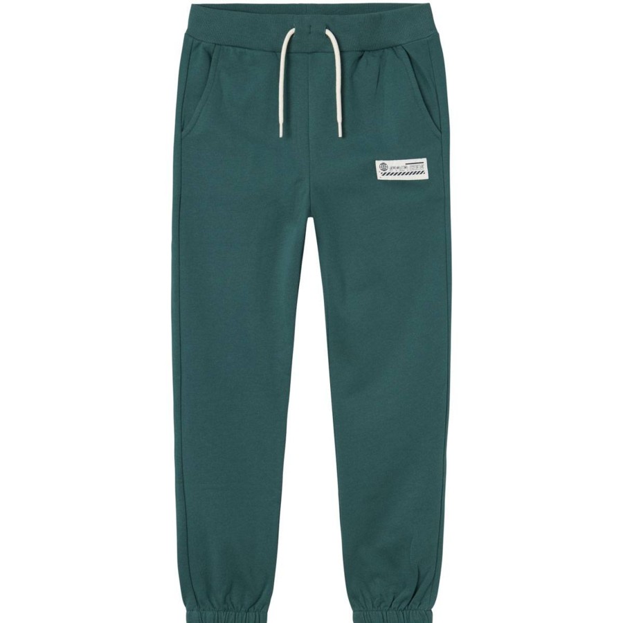 Barneklaer Name It | Name It Teon Joggebukse Til Barn, Mallard Green