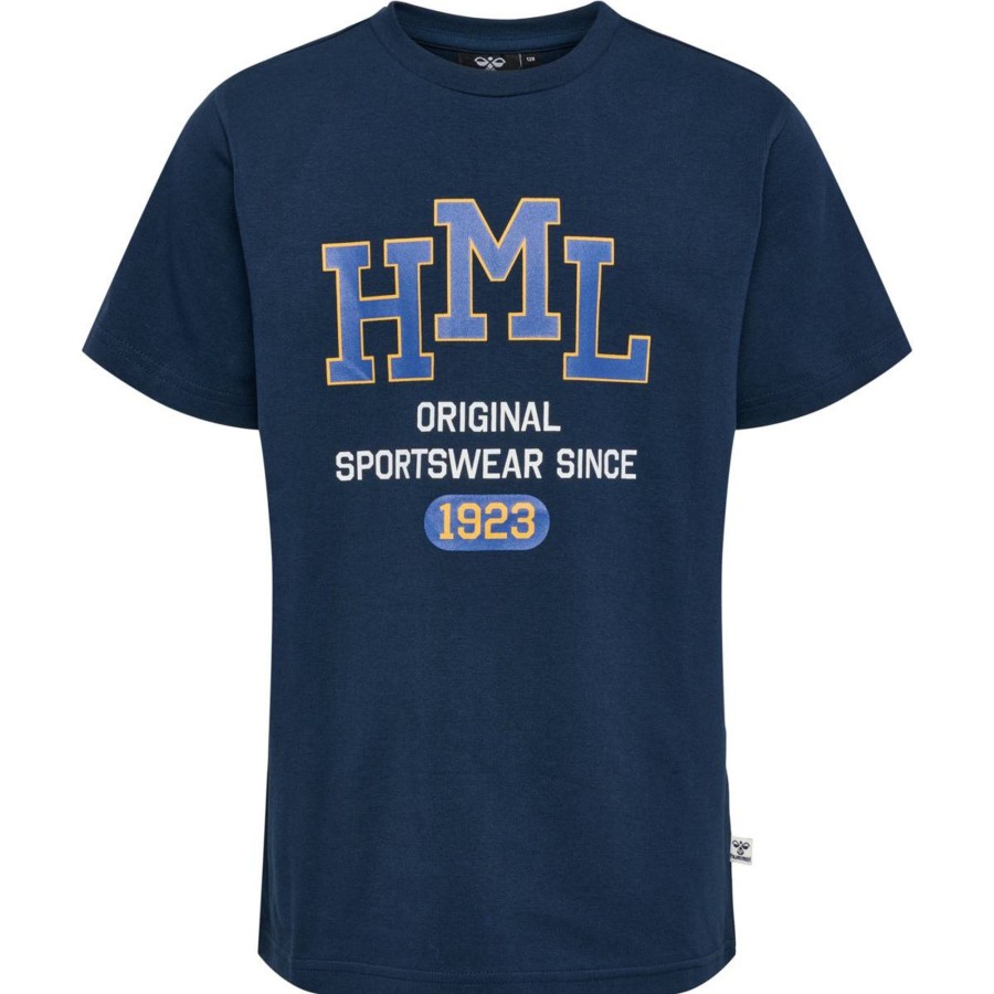 Barneklaer Hummel | Hummel Lucas T-Skjorte Til Barn, Dress Blue