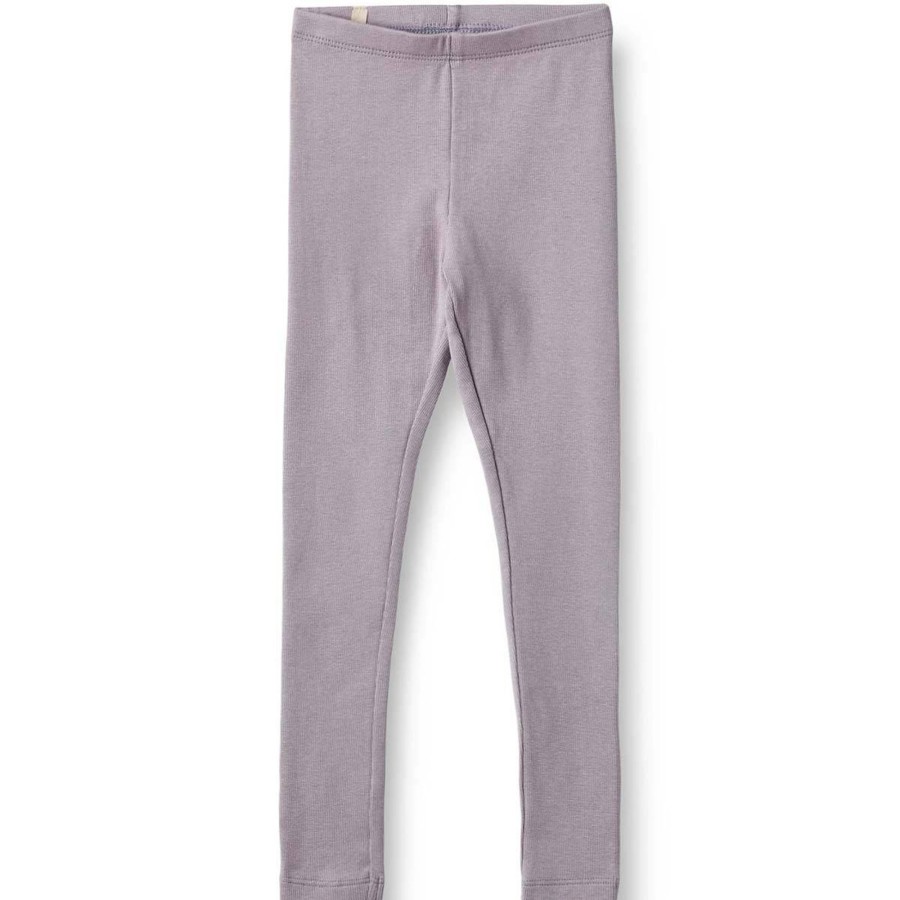 Barneklaer Wheat | Wheat Maddy Ribb Leggings Til Barn, Lavender