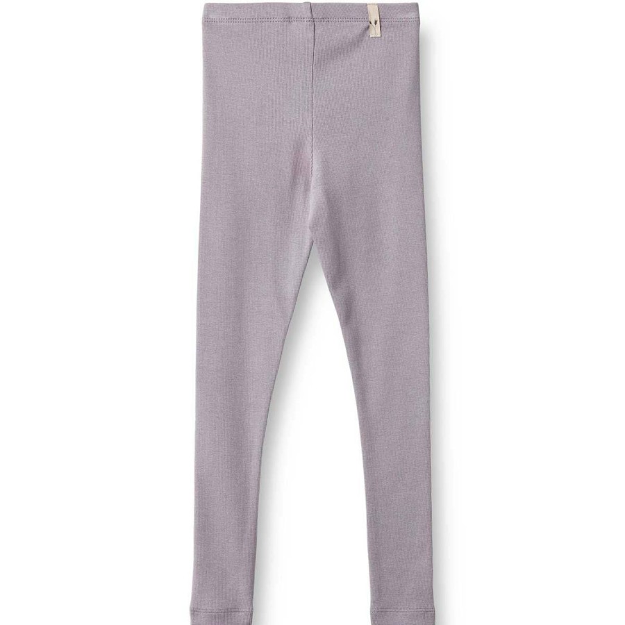 Barneklaer Wheat | Wheat Maddy Ribb Leggings Til Barn, Lavender