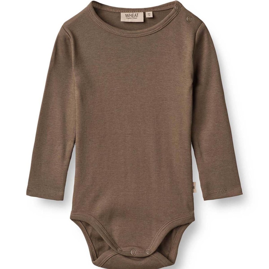 Barneklaer Wheat | Wheat Peter Rib Body, Greybrown