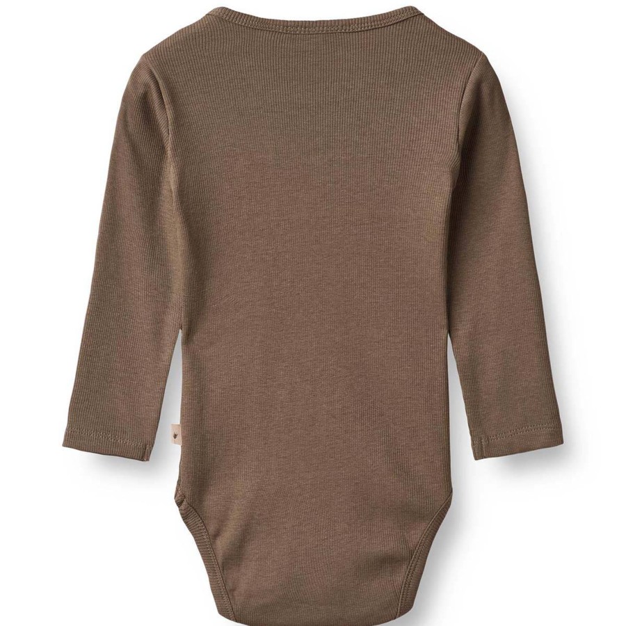 Barneklaer Wheat | Wheat Peter Rib Body, Greybrown