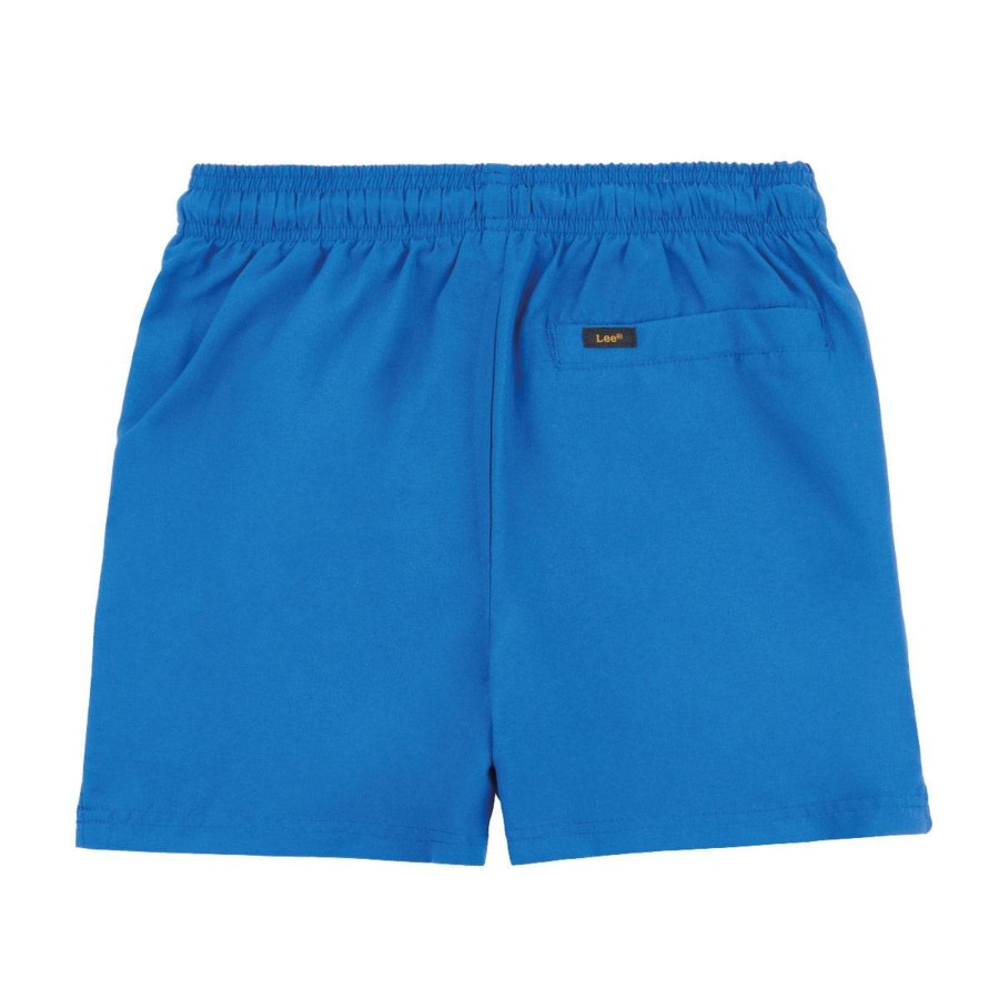 Barneklaer Lee | Lee Wobbly Graphic Badeshorts Til Barn, Galaxy Blue