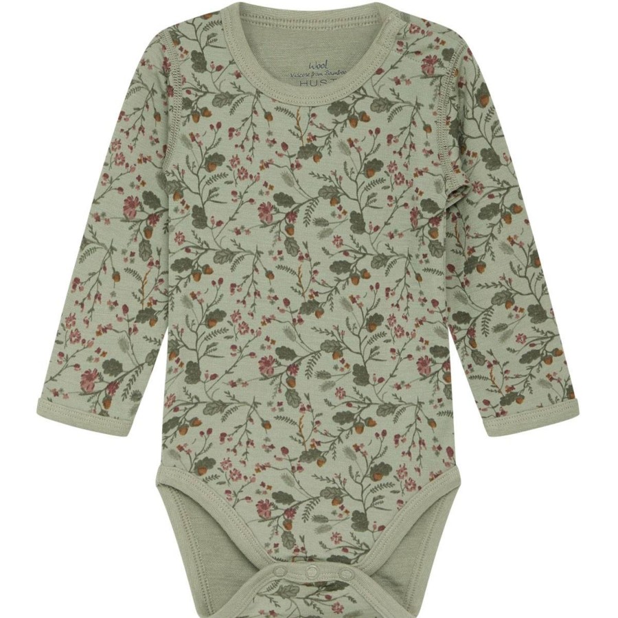 Ull/Superundertoy Hust&Claire ull | Hust & Claire Body I Ull/Bambus M/Blomster, Seagrass