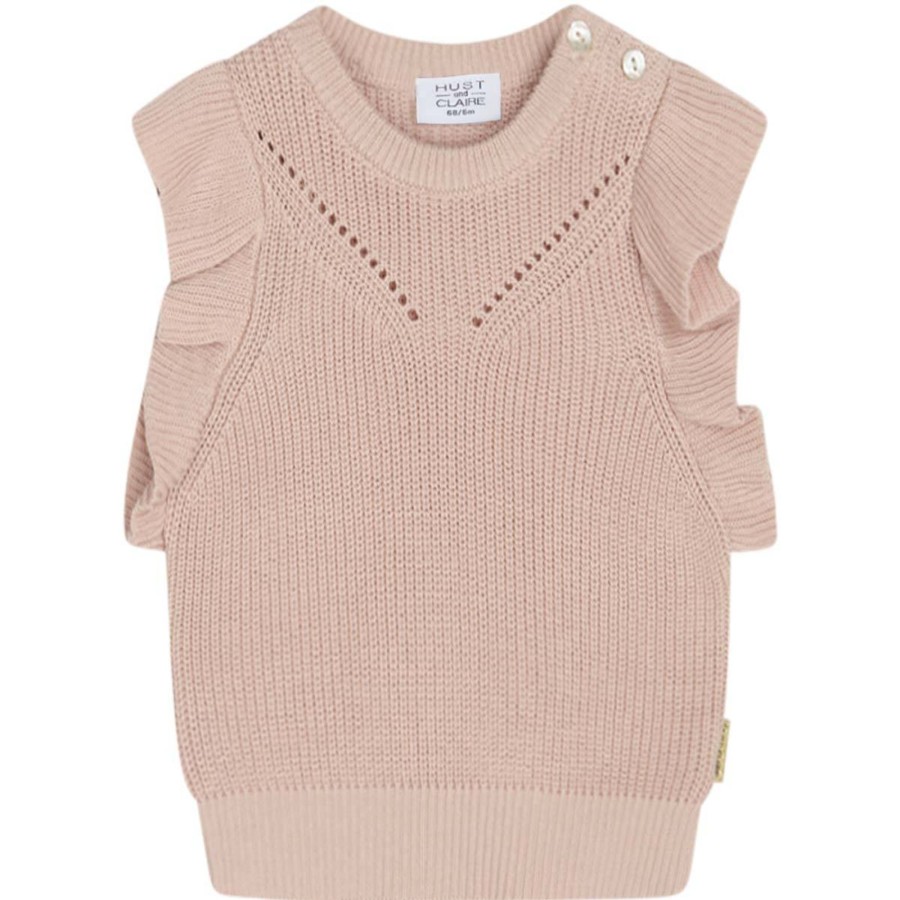 Barneklaer Hust&Claire | Hust & Claire Nadiina Vest Til Barn, Peach Dust