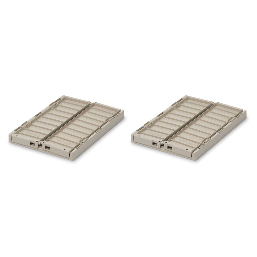 Barnerom Liewood | Liewood Weston Oppbevaringskasse 2-Pack S, Sandy