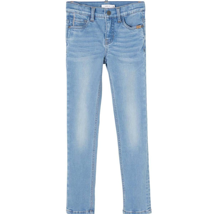 Barneklaer Name It | Name It Theo 1507 X-Slim Jeans Til Barn, Light Blue