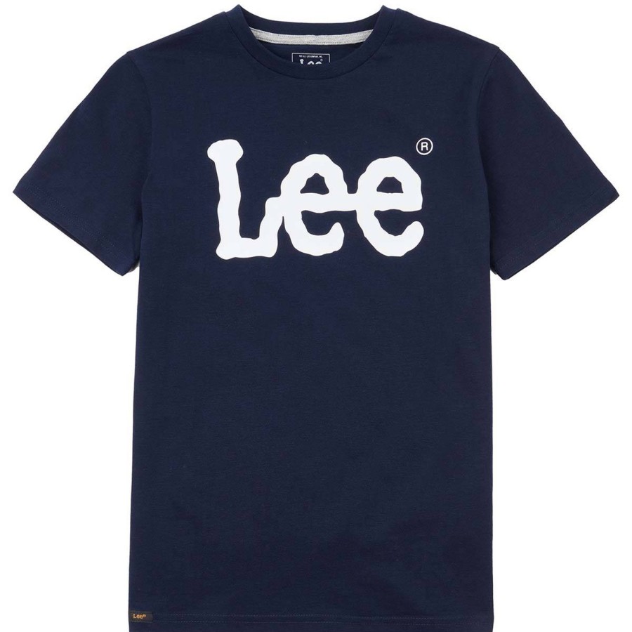 Barneklaer Lee | Lee Wobbly Graphic T-Skjorte Til Barn, Navy Blazer