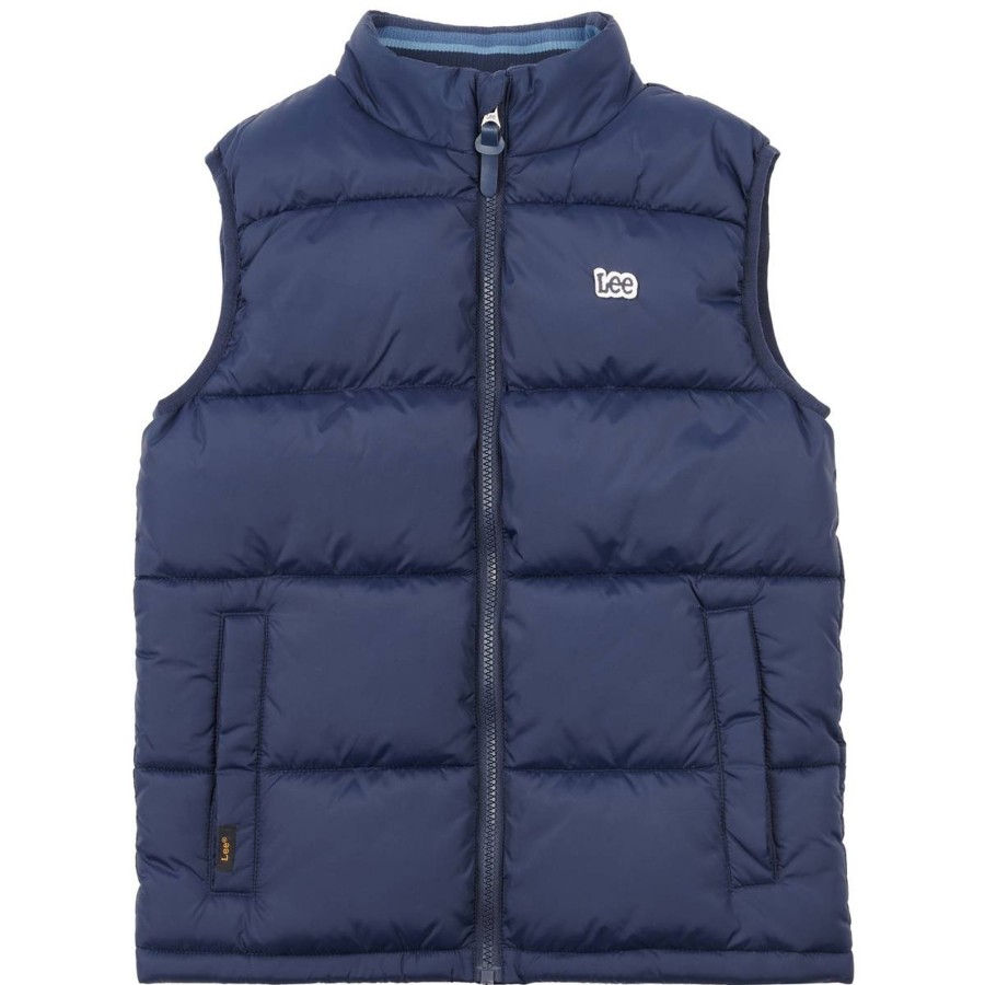 Yttertoy Og Sko Lee | Lee Gilet Boblevest Til Barn, Navy Blazer