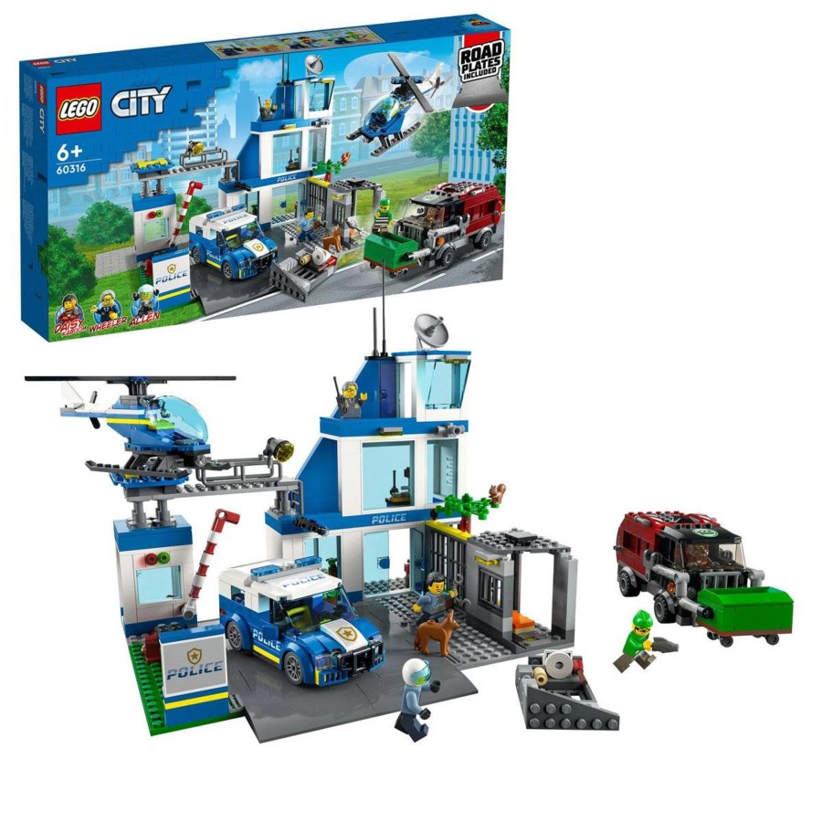 Leker LEGO | Lego City Politistasjon 6 Ar+