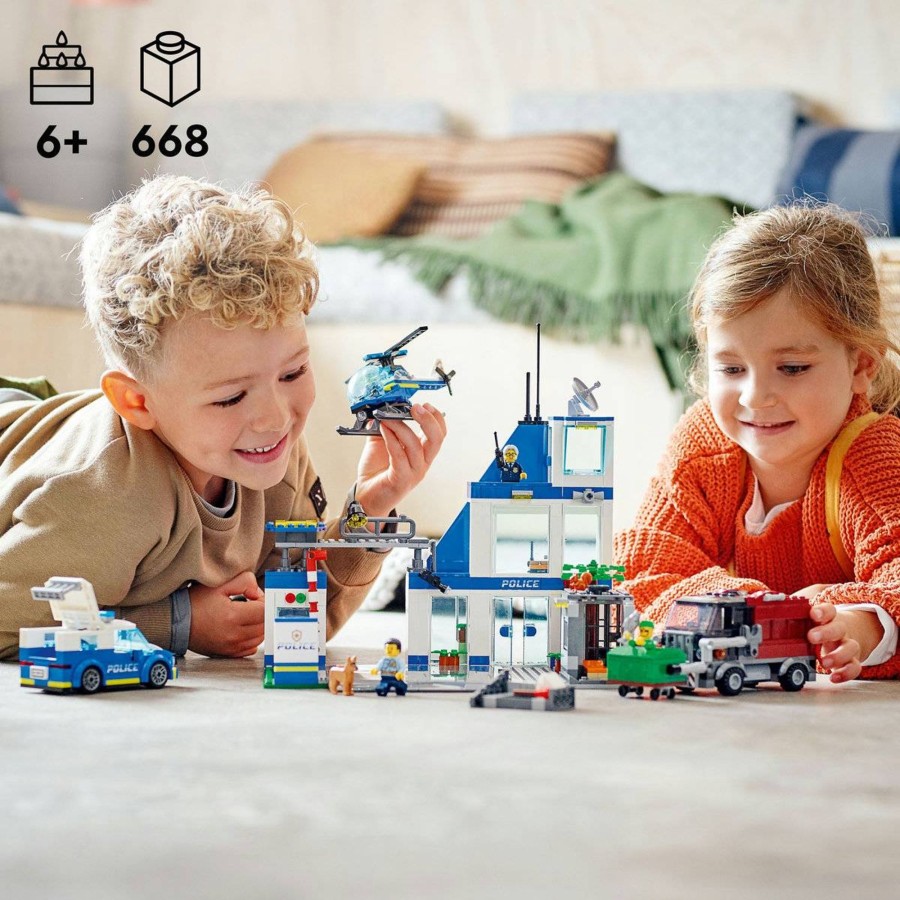 Leker LEGO | Lego City Politistasjon 6 Ar+