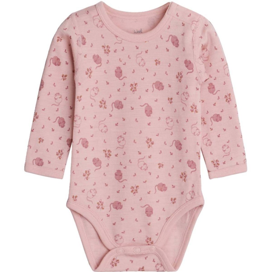 Barneklaer Hust&Claire ull | Hust & Claire Bo Body I Ull M/Mus, Dusty Rose