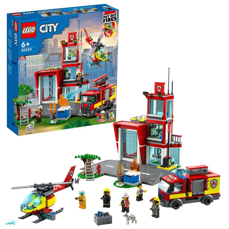 Leker LEGO | Lego City Brannstasjon 6 Ar+