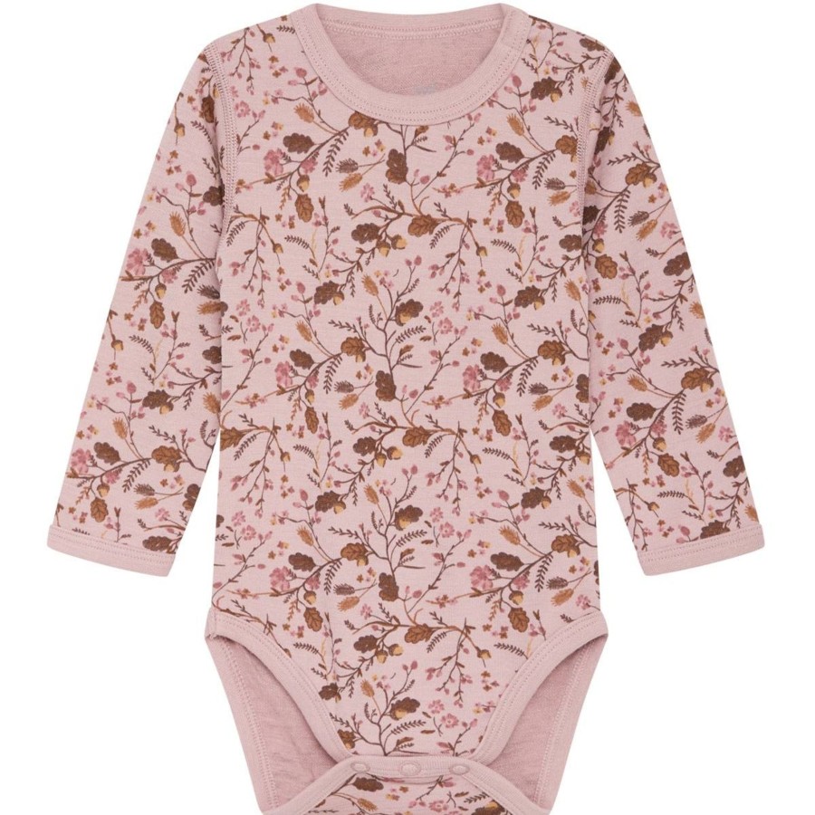 Ull/Superundertoy Hust&Claire ull | Hust & Claire Body I Ull/Bambus M/Blomster, Shade Rose