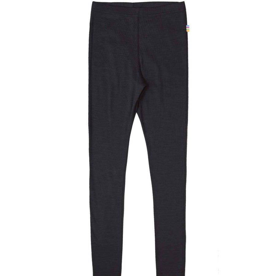 Barneklaer Joha | Joha Leggings I Ull/Silke Til Barn, Black