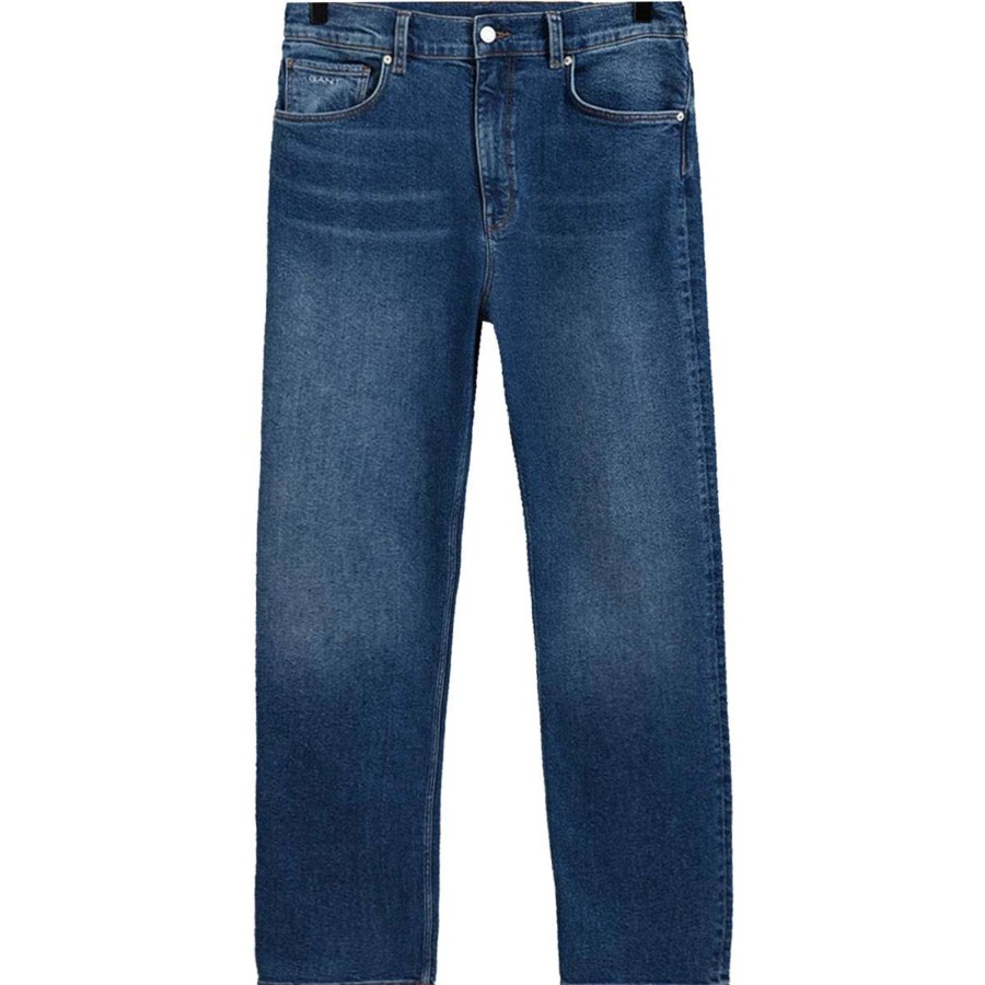 Barneklaer Gant | Gant Relaxed Jeans Til Barn Og Ungdom, Semi Light Blue