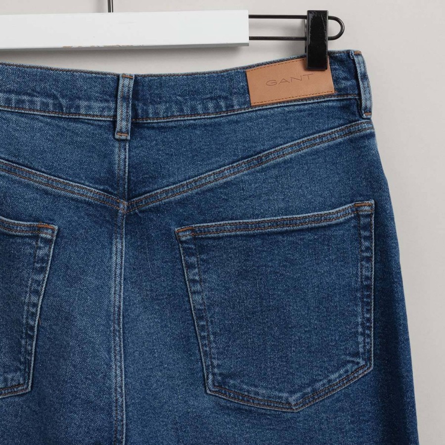 Barneklaer Gant | Gant Relaxed Jeans Til Barn Og Ungdom, Semi Light Blue