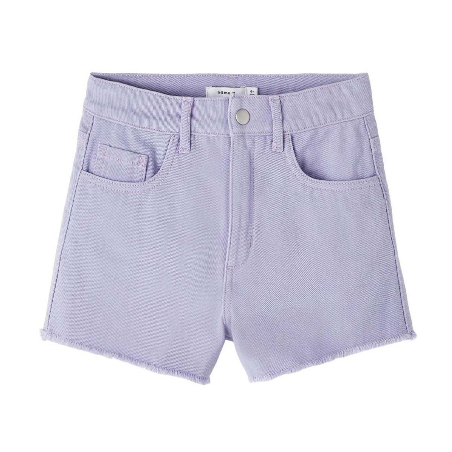 Barneklaer Name It | Name It Frandi Shorts Til Barn Og Ungdom, Persian Violet