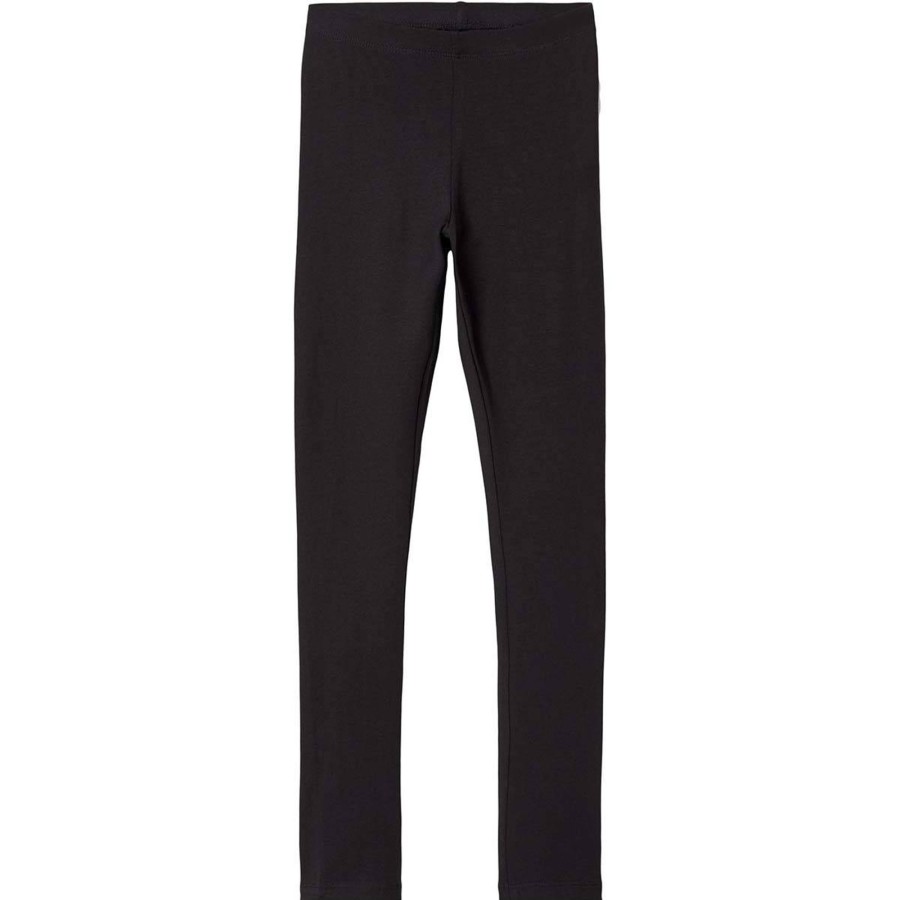 Barneklaer Name It | Name It Vivian Tights Til Barn Og Ungdom, Black