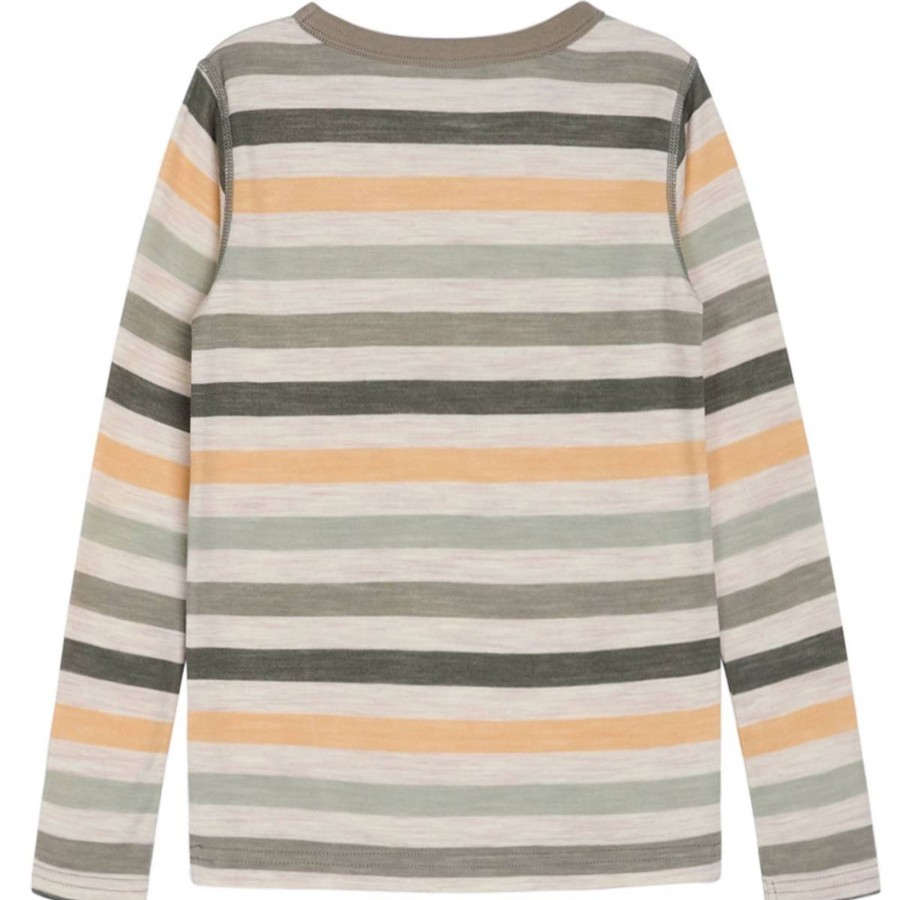 Ull/Superundertoy Hust&Claire ull | Hust & Claire Genser I Ull/Bambus Med Striper, Khaki