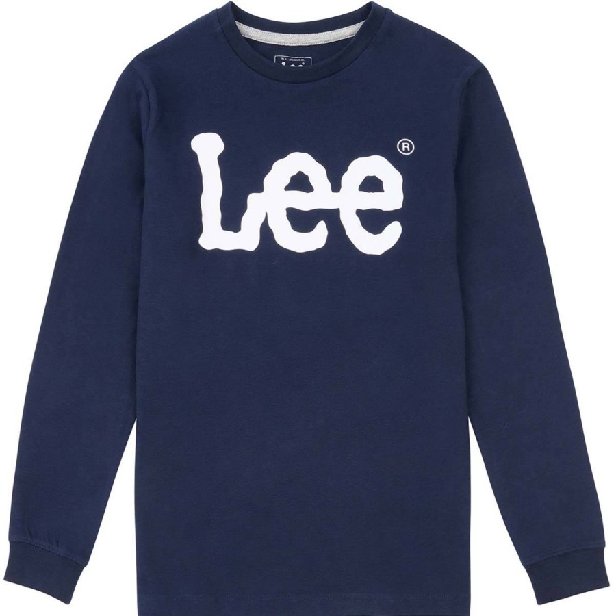 Barneklaer Lee | Lee Wobbly Graphic Genser Til Barn, Navy Blazer