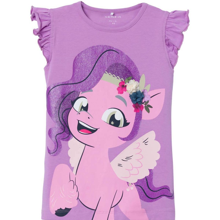 Barneklaer Name It | Name It Janaja My Little Pony Topp Smabarn, Violet Tulle