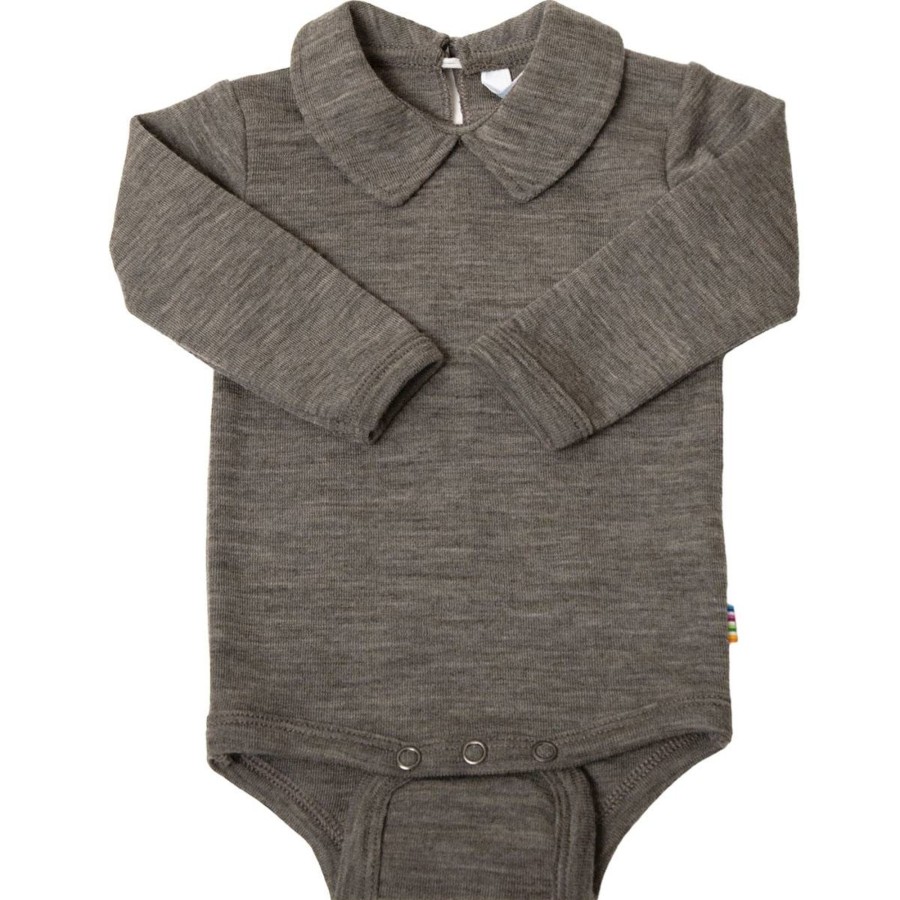 Ull/Superundertoy Joha | Joha Body I Ull Til Baby Og Smabarn Med Krage, Beige Yd