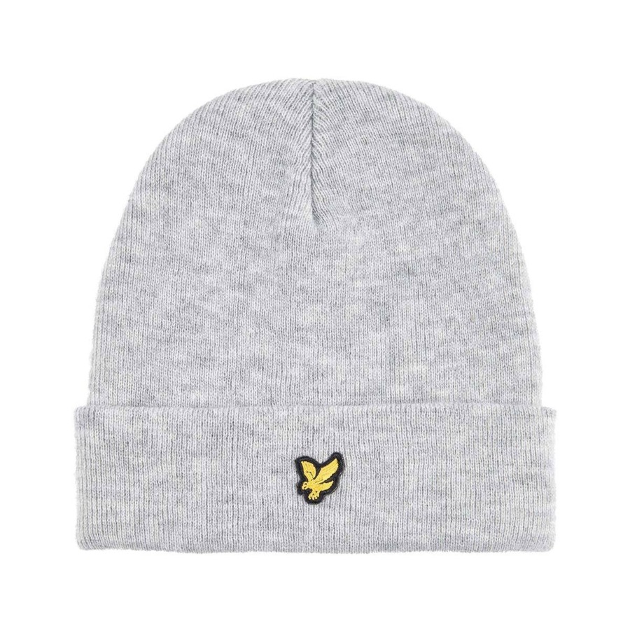 Yttertoy Og Sko Lyle & Scott | Lyle & Scott Eagle Beanie Lue Til Barn, Vintage Grey Heather