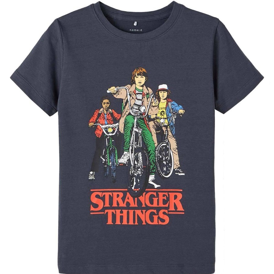 Barneklaer Name It | Name It Asur Stranger Things T-Skjorte, India Ink