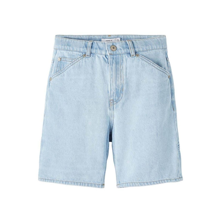 Barneklaer Name It | Name It Ben 3290 Denim Shorts Til Barn, Light Blue Denim