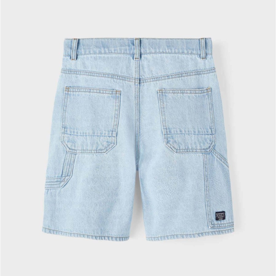 Barneklaer Name It | Name It Ben 3290 Denim Shorts Til Barn, Light Blue Denim