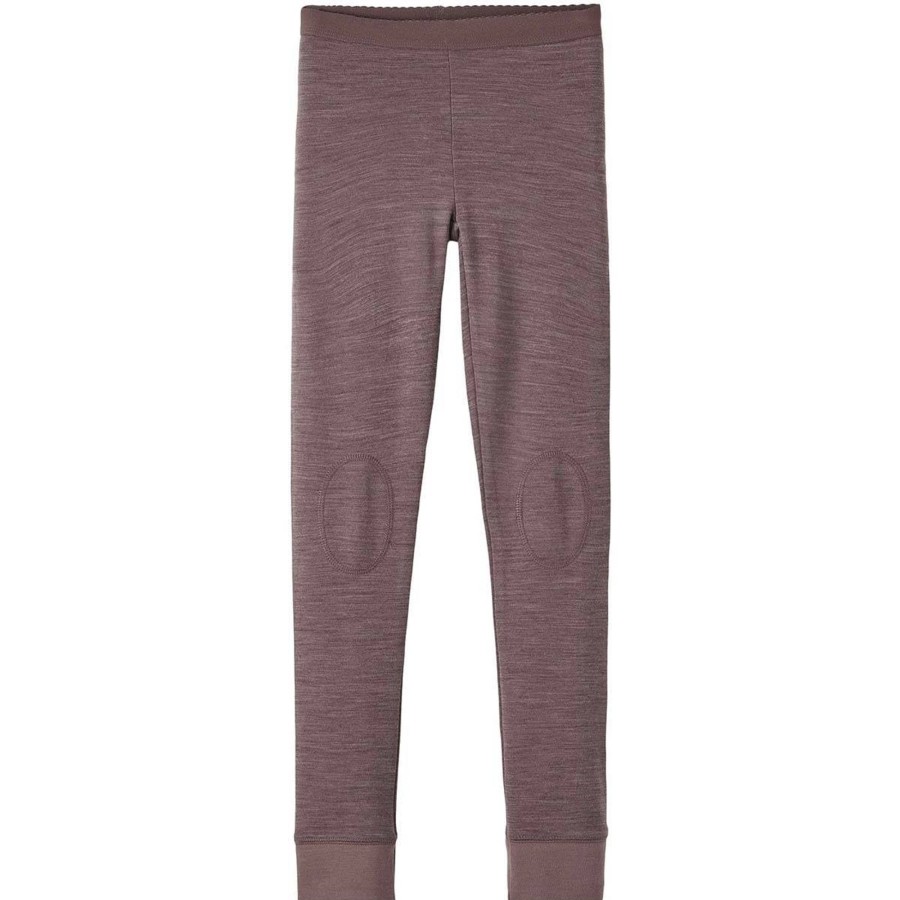 Barneklaer Name It | Name It Wuppo Leggings I Ull/Bomull Barn, Peppercorn