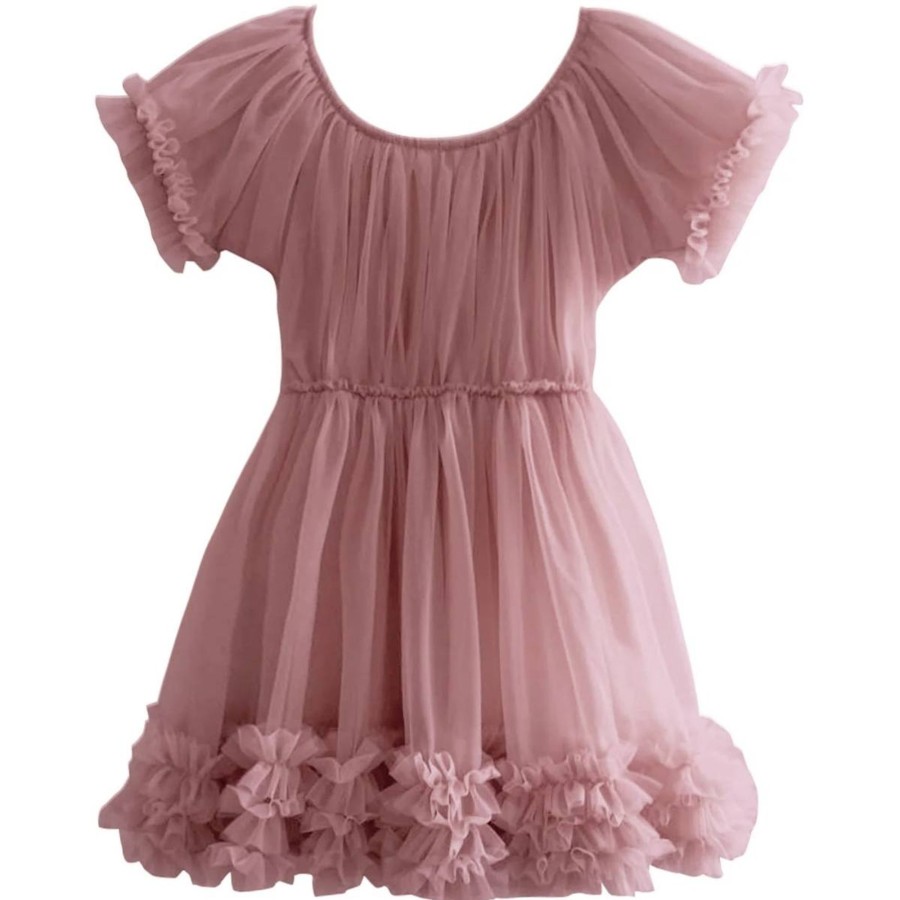 Barneklaer Dolly | Dolly Frilly Tyllkjole Til Barn, Mauve