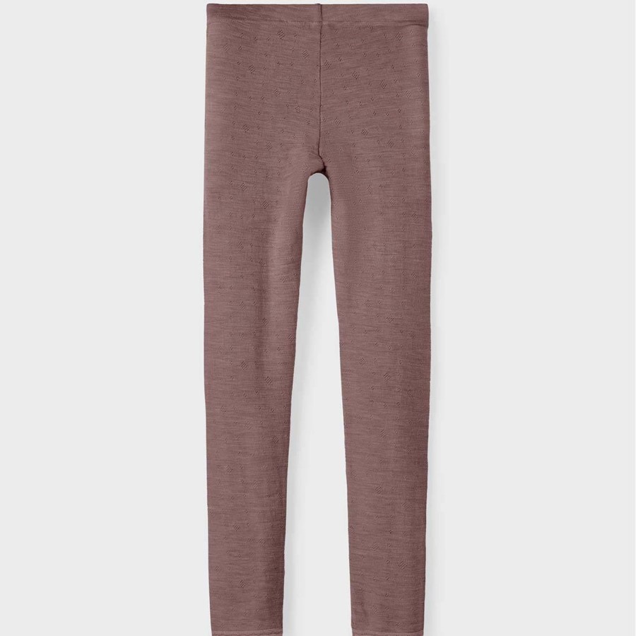 Barneklaer Name It | Name It Wang Needle Leggings I Ull Til Barn, Peppercorn