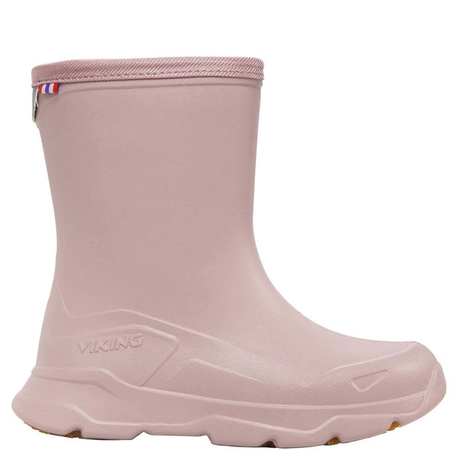 Yttertoy Og Sko Viking | Viking Playrox Light Gummistovler Til Barn, Dusty Pink