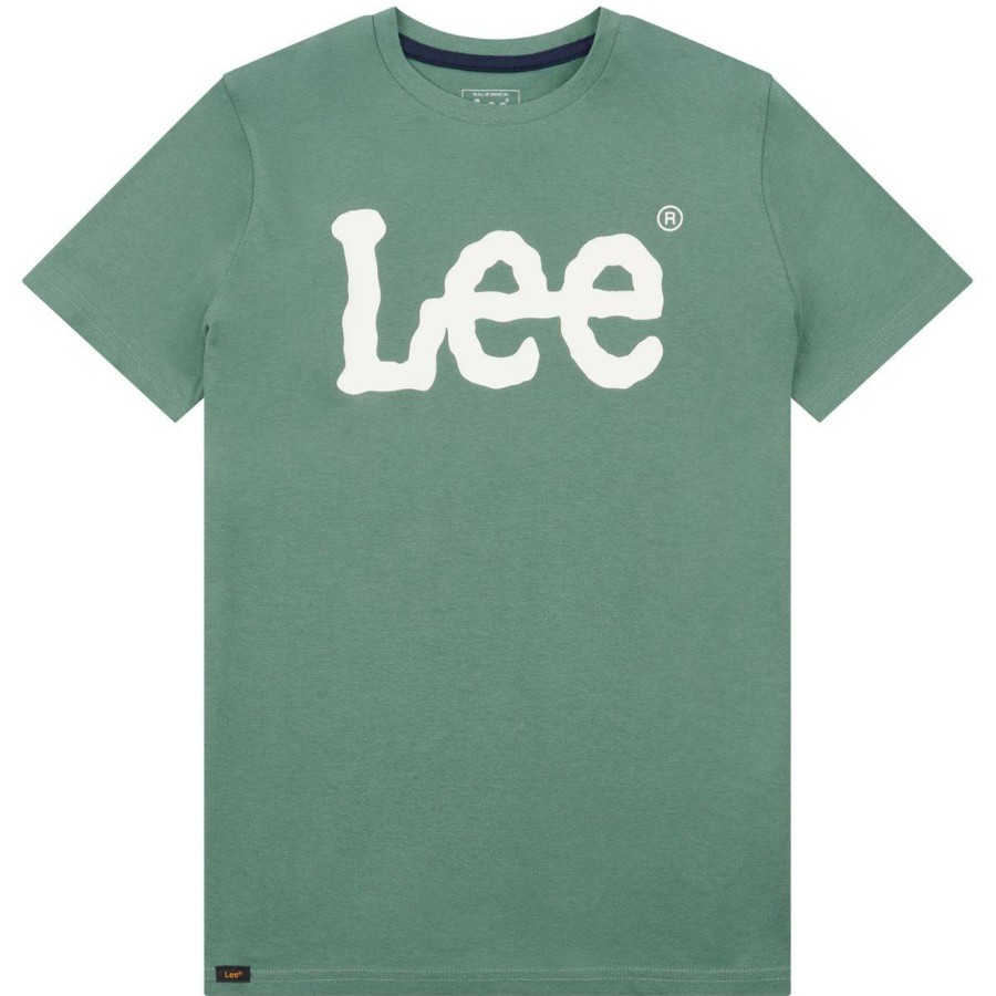 Barneklaer Lee | Lee Wobbly Graphic T-Skjorte Til Barn, Duck Green