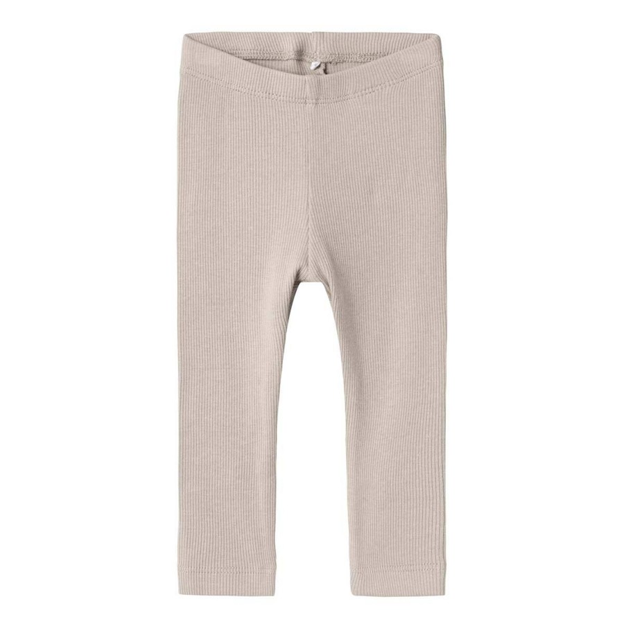 Barneklaer Name It | Name It Kab Ribb Leggings Til Baby, Pure Cashemere