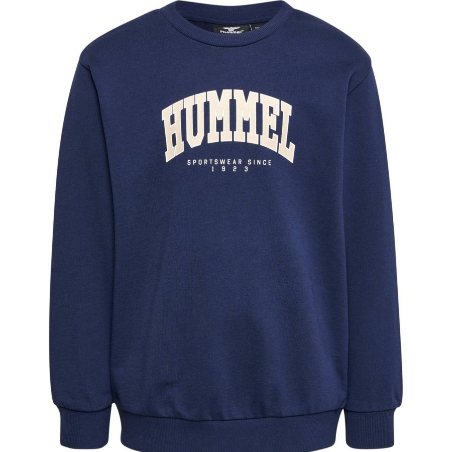 Barneklaer Hummel | Hummel Fast Sweatshirt Til Barn, Black Iris