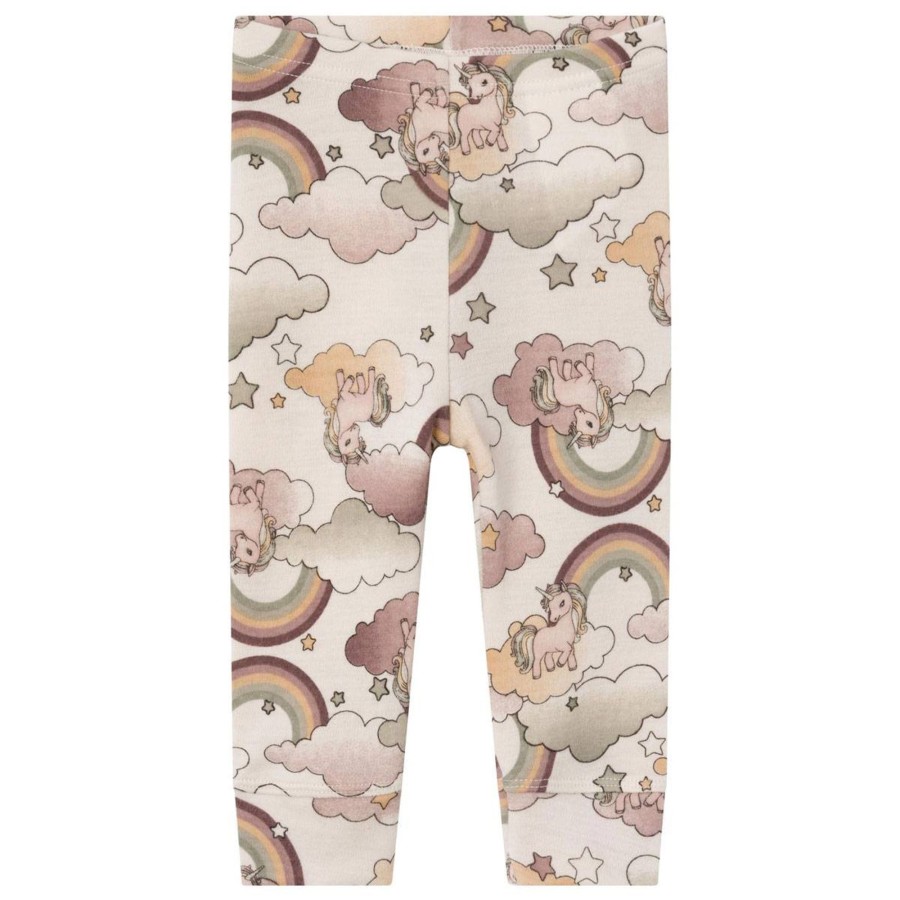 Barneklaer Name It | Name It Willitus Leggings I Ull Til Smabarn, Moonbeam Aop