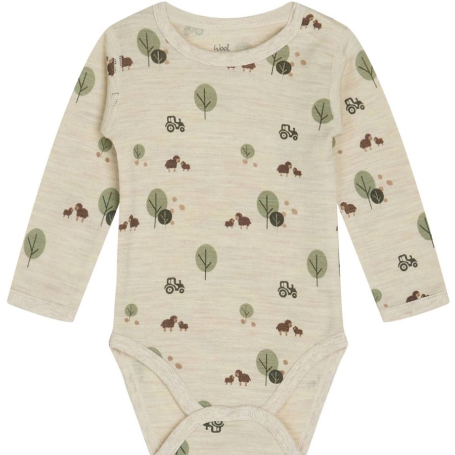 Ull/Superundertoy Hust&Claire ull | Hust & Claire Body I Ull Med Gardsmotiv, Seagrass