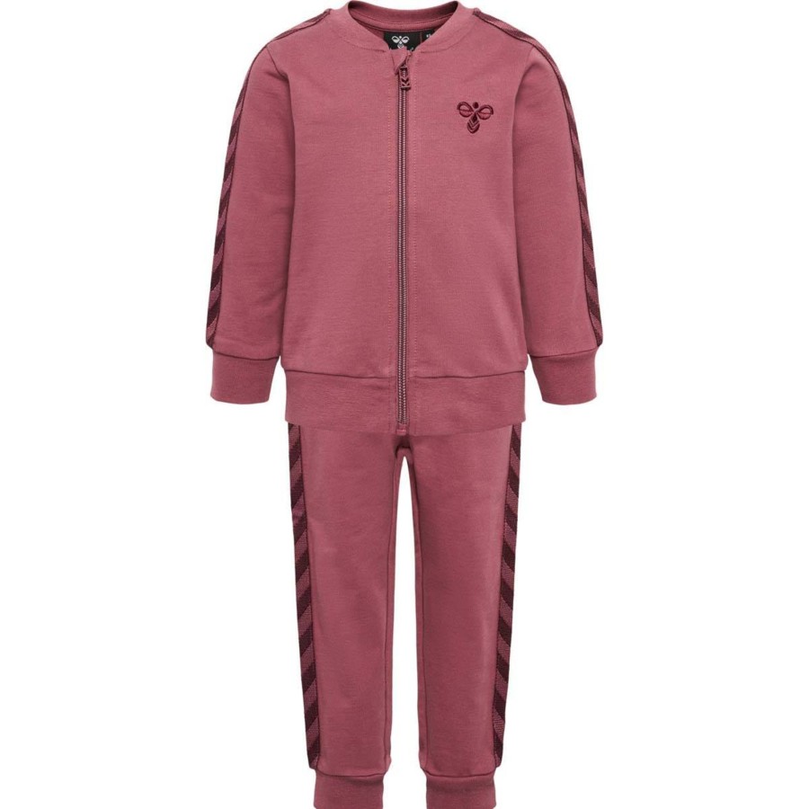 Barneklaer Hummel | Hummel Bille Joggedress Sett Til Barn, Rose Brown