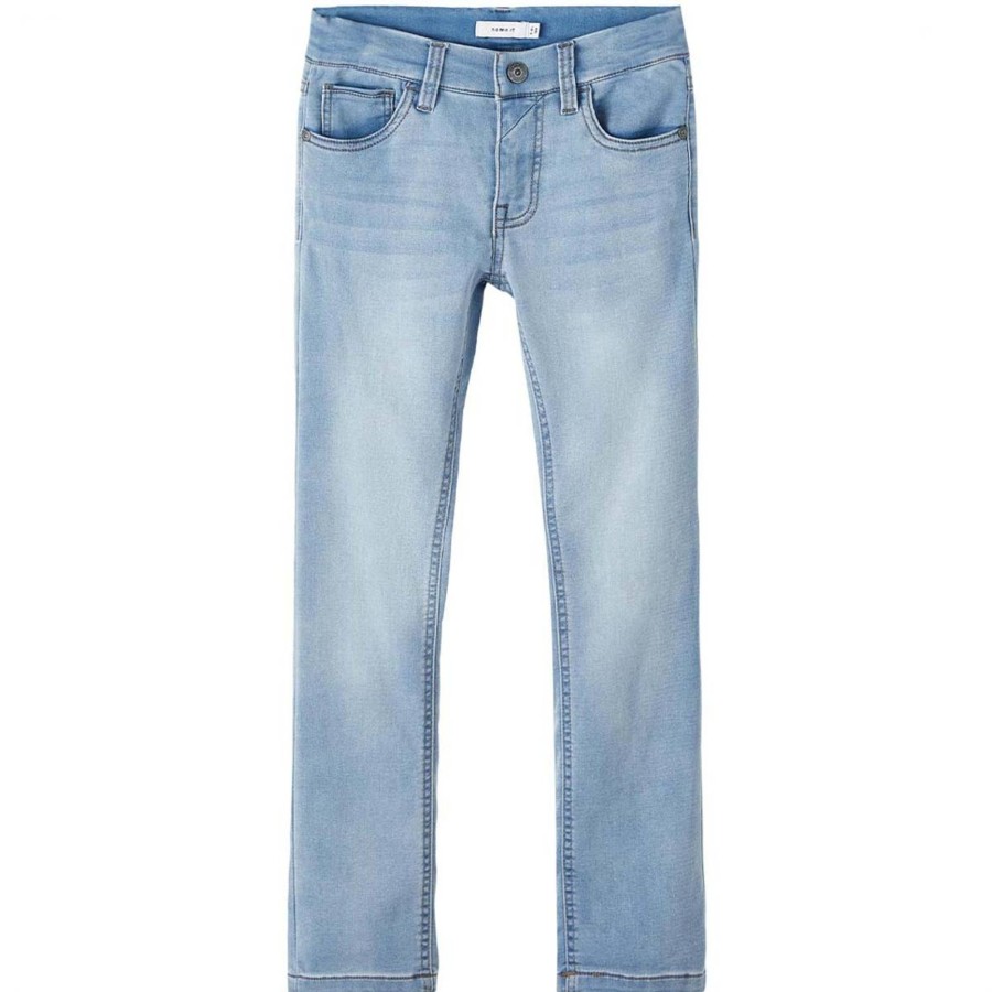 Barneklaer Name It | Name It Theo 3113 X-Slim Jeans Til Barn, Light Blue Bl.