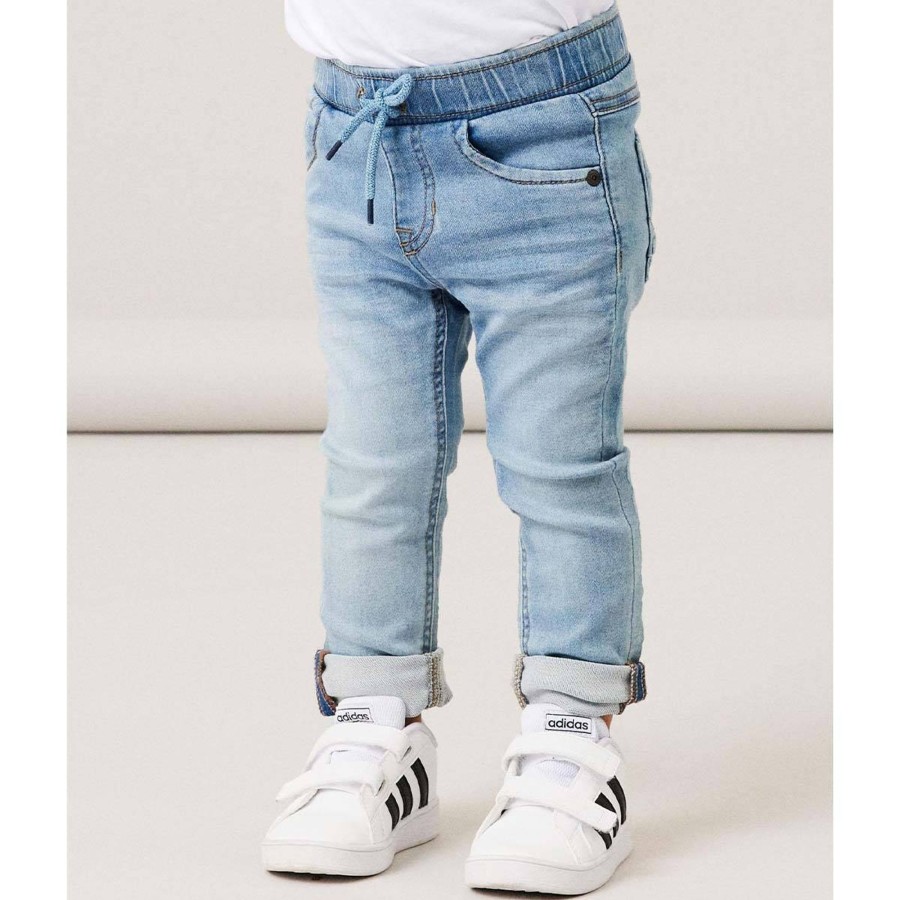 Barneklaer Name It | Name It Ryan 2472 Slimfit Jeans Til Smabarn, Light Blue