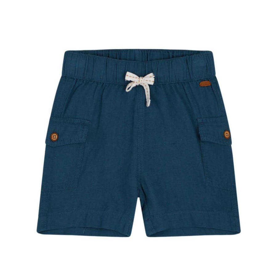 Barneklaer Hust&Claire | Hust & Claire Hakon Shorts I Lin Til Barn, Blue Moon