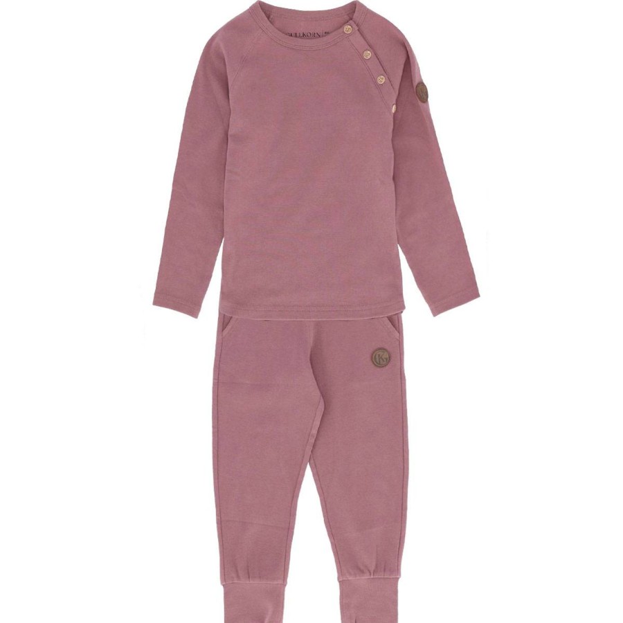 Barneklaer Gullkorn | Gullkorn Og Dressmykid Villvette Sett, Baerlilla