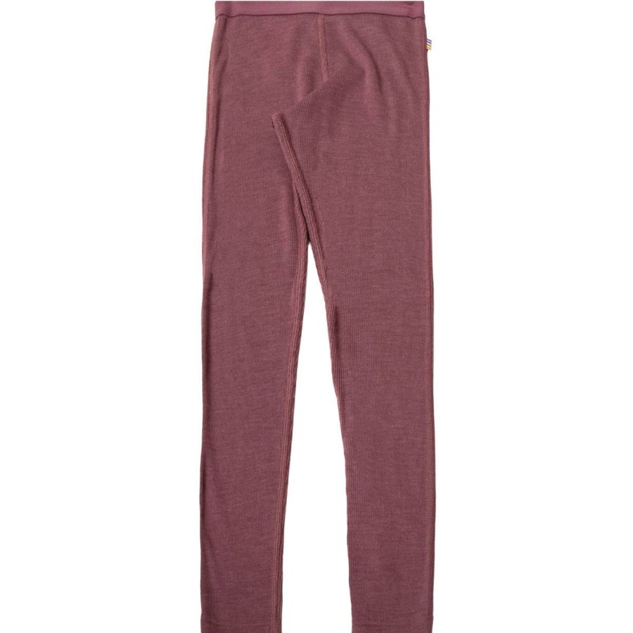 Ull/Superundertoy Joha | Joha Ribb Leggings Ull/Silke Til Store Barn, Bordeaux