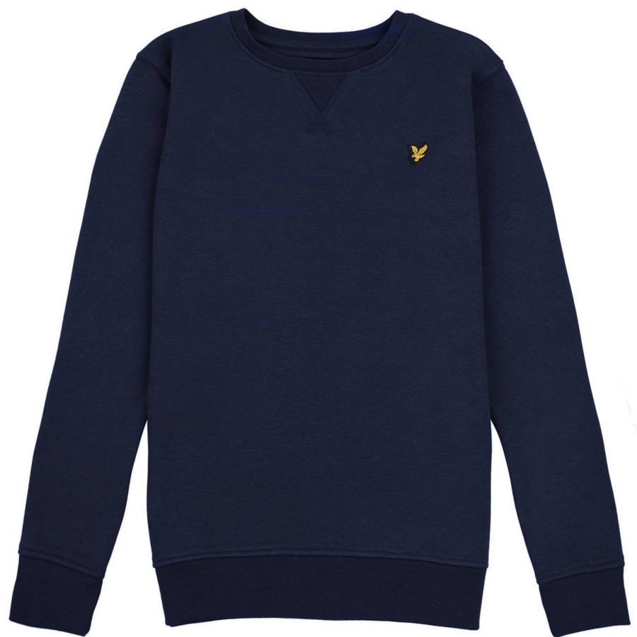 Barneklaer Lyle & Scott | Lyle & Scott Teen Crewneck Genser Til Barn, Navy