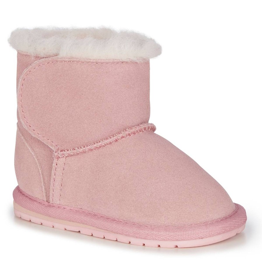 Yttertoy Og Sko EMU Austalia | Emu Australia Toddle Boots Til Smabarn, Baby Pink